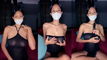 Jenna Kostum Bunny Transparan Goyang Liar Hot poster